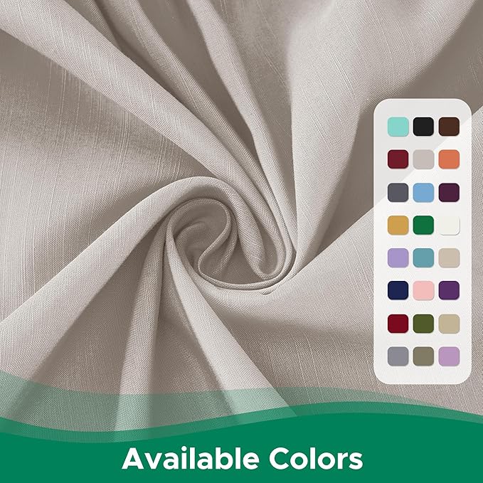 Biscaynebay Wrap Around Bed Skirts for Twin & Twin XL Beds with 15" Drop, Camel Grey Adjustable Elastic Dust Ruffles Easy Fit Wrinkle & Fade Resistant Silky Luxurious Fabric Machine Washable