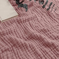 Comfy Cubs Muslin Blanket for Adults Queen 90" x 90" - 6 Layer Soft, Breathable & Lightweight Muslin Adult Blanket - Machine Washable & Designed in The US Bedding for All Seasons - Mauve