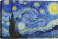 SIGNWIN - Canvas Wall Art - Van Gogh Star Moonlight Night - Poster Giclee Wall Decorations for Living Room High Definition Printed - 16x24 inches