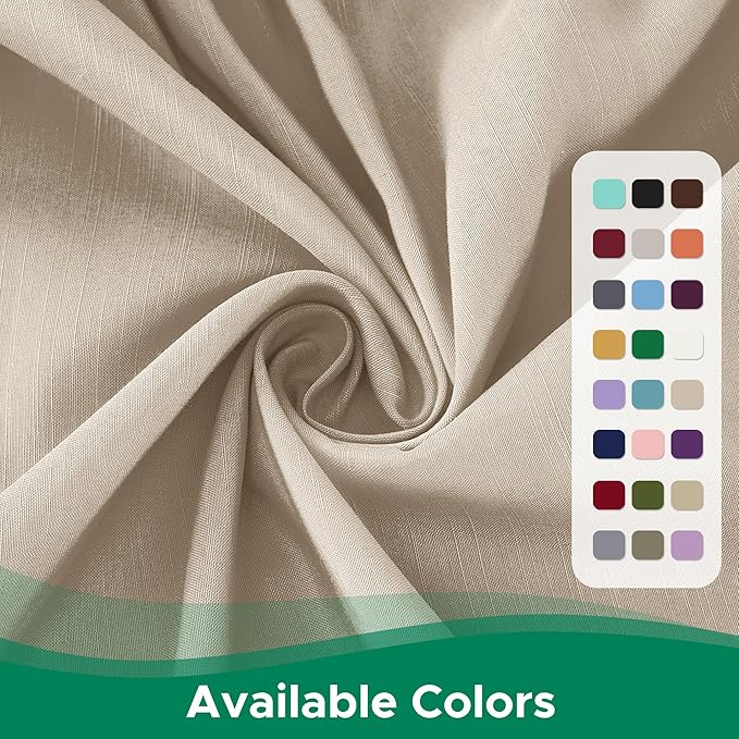Biscaynebay Wrap Around Bed Skirts for Twin & Twin XL Beds 15" Drop, Light Camel Elastic Dust Ruffles with Adjustable Belts Silky Luxrious Fabric Machine Washable