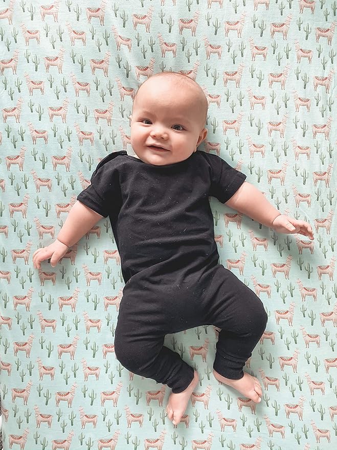 Premium Fitted Knit Crib Sheet/Toddler Sheet Cusco by Copper Pearl