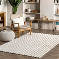 nuLOOM SuperiorWash Collection Kai Off-White, 2' x 3', Fluffy and Cozy, High Traffic, Stain Resistant, Easy Clean, Durable Washable Area Rug for Bedroom, Living Room, Dining, Den, Foyer, Entryway