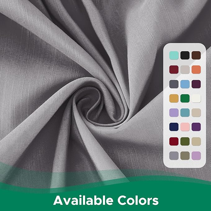 Biscaynebay Wrap Around Bed Skirts for Full & Full XL Beds 15" Drop, Silver Grey Adjustable Elastic Dust Ruffles Easy Fit Wrinkle & Fade Resistant Silky Luxurious Fabric Machine Washable
