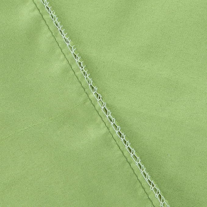 NTBAY Toddler Sheet Set - 3-Piece Microfiber Crib Sheet Set - Flat Sheet, Fitted Sheet, Pillowcase - Solid Toddler Bedding, Green