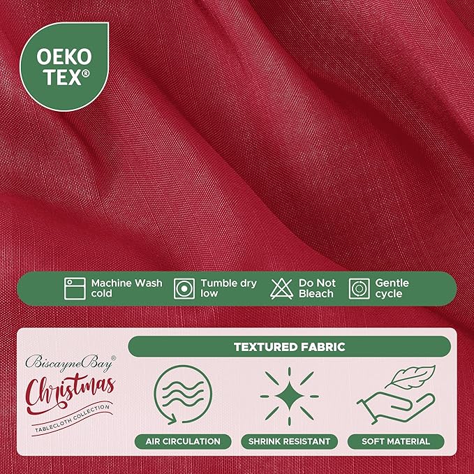 Biscaynebay Wrap Around Bed Skirts for Full & Full XL Beds 15" Drop, Red Adjustable Elastic Dust Ruffles Easy Fit Wrinkle & Fade Resistant Silky Luxurious Fabric Machine Washable