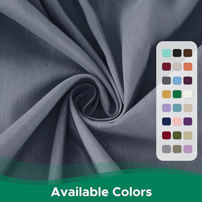 Biscaynebay Wrap Around Bed Skirts for King & Cal King Beds 22" Long Drop, Dark Grey Adjustable Elastic Dust Ruffles Easy Fit Wrinkle Resistant Silky Luxurious Fabric Machine Washable